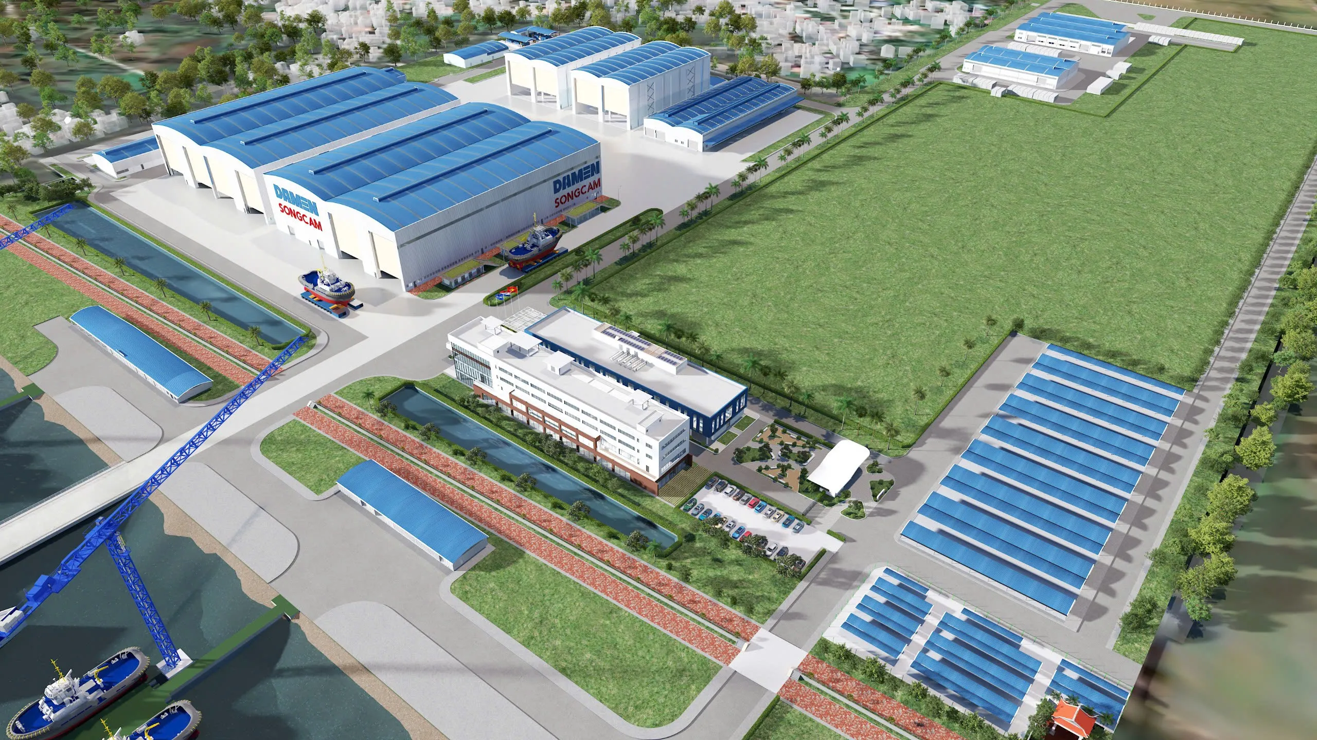Damen Song Cam Shipyard · Batch A Extension — Manufacturing procurement, Hai Phong, Vietnam